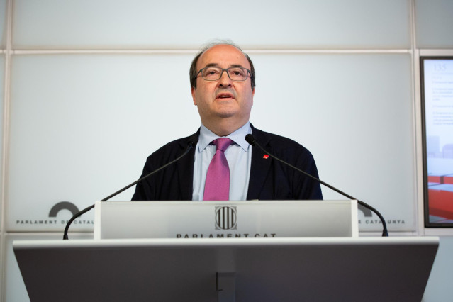 El líder del PSC, Miquel Iceta,