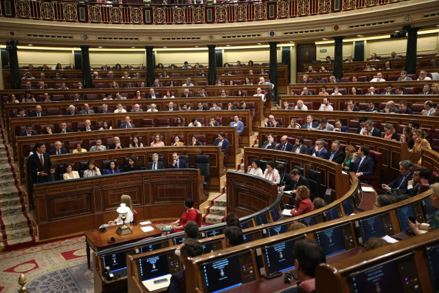 Plano general de la bancada del PSOE
