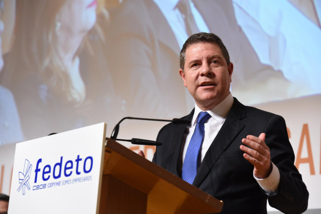 El presidente de Castilla-La Mancha, Emiliano García-Page, en los premios Fedeto
