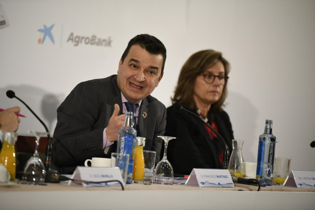 El Consejero De Agricultura, Agua Y Desarrollo Rural Del Gobierno De Castilla-La Mancha, Francisco Martínez Arroyo, En Un Desayuno De La Tribuna.