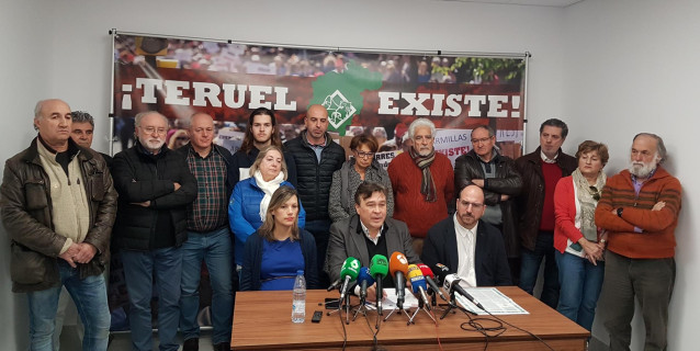 Rueda de prensa de Teruel Existe.