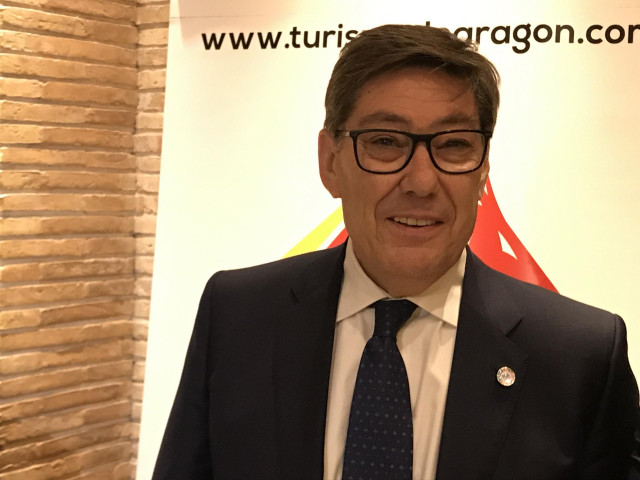 El vicepresidente y consejero de Industria del Gobierno de Aragón y presidente del PAR, Arturo Aliaga.