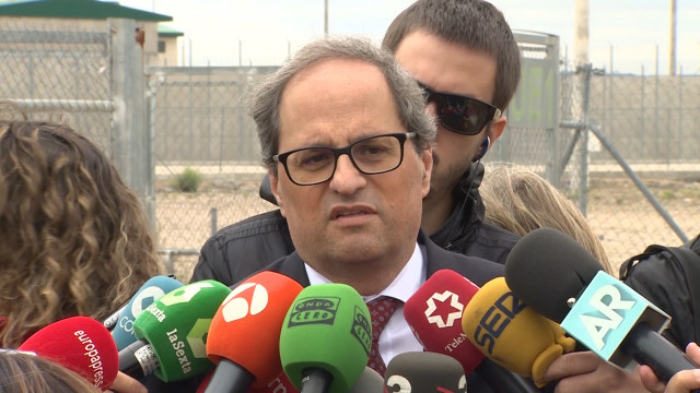 El presidente de la Generalitat de Cataluña, Joaquim Torra, visita a los exconsellers presos en Estremera