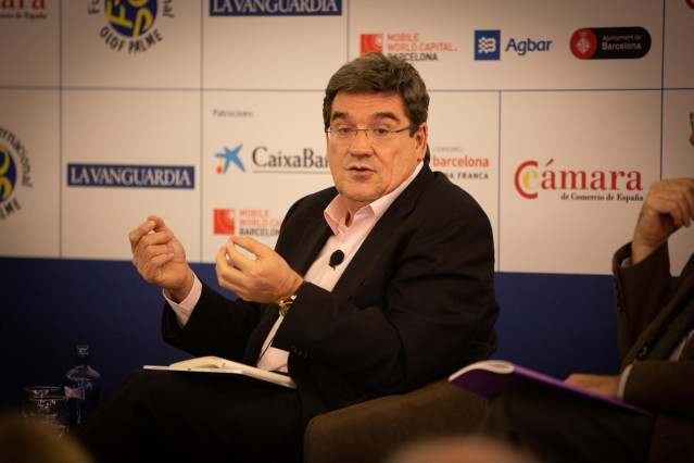 El presidente de la Autoridad Independiente de Responsabilidad Fiscal (AIReF), José Luis Escrivá, interviene en el XXIV Encuentro de Economía de S'Agaró (Girona) a 29 de noviembre de 2019.