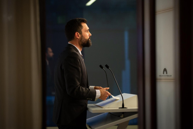 El presidente del Parlament, Roger Torrent