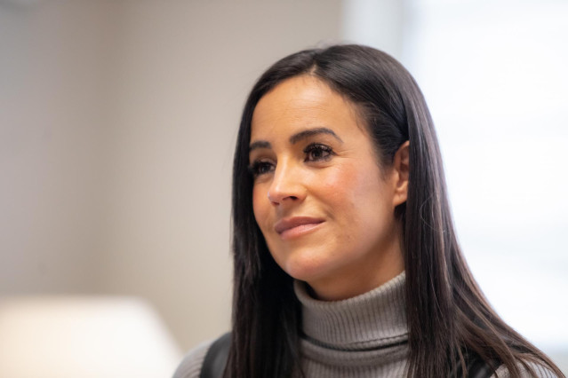 La vicealcaldesa de Madrid, Begoña Villacís, durante una entrevista con Europa Press en su despacho del Ayuntamiento, en Madrid (España), a 9 de enero de 2020.
