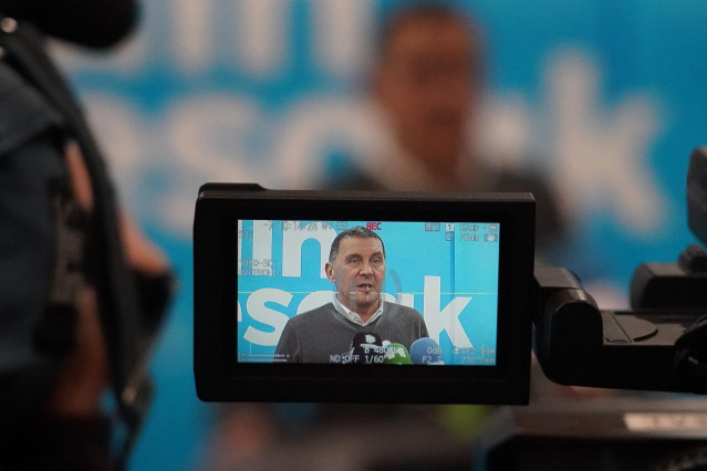 El coordinador general de EH Bildu, Arnaldo Otegi, en la manifestación por los derechos de los presos de ETA en Bilbao a 11 de enero de 2020