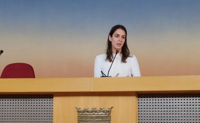 Rueda de prensa de la portavoz mediática de Más Madrid, Rita Maestre