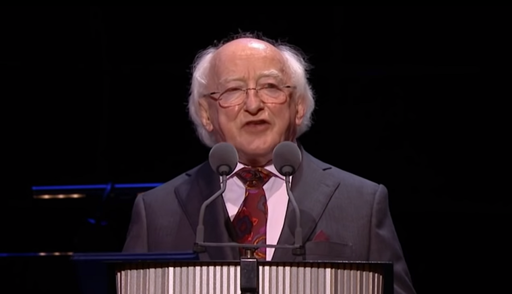 El presidente de Irlanda, Michael Daniel Higgins