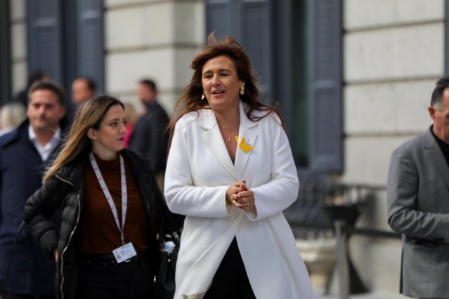 La portavoz del Grupo Plural y de JxCat en el Congreso de los Diputados, Laura Borràs