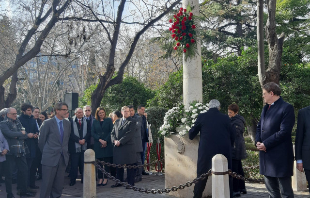 Homenaje al profesor Manuel Broseta en el XXVIII aniversario de su muerte a manos de ETA.