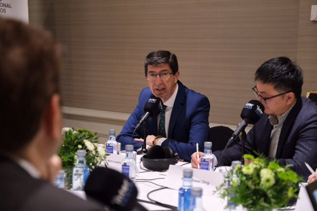 El vicepresidente de la Junta, Juan Marín, en una entrevista.