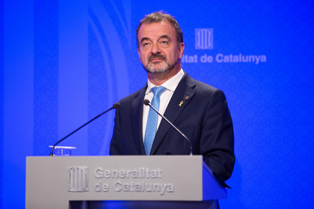 El conseller de Acción Exterior, Relaciones Institucionales y Transparencia de la Generalitat de Cataluña, Alfred Bosch.