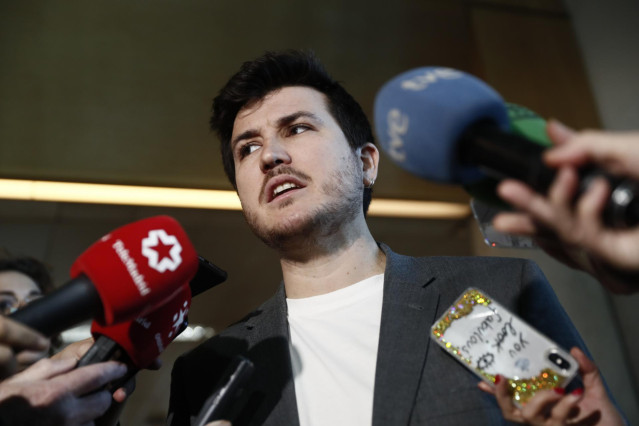 El portavoz de Más Madrid en la Asamblea, Pablo Gómez Perpinyà
