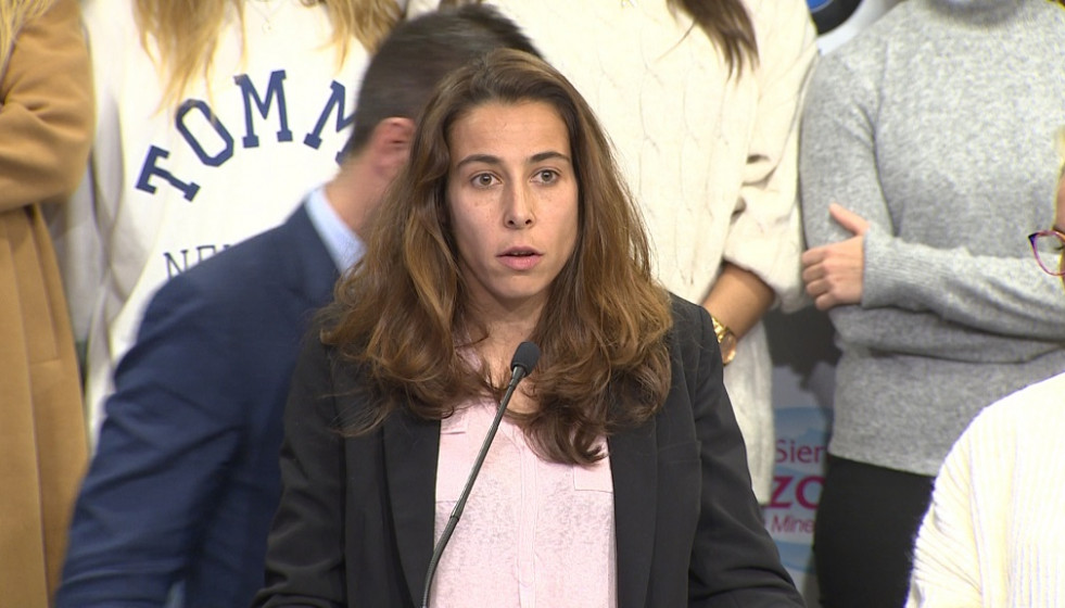 La jugadora del Athletic Club Ainhoa Tirapu