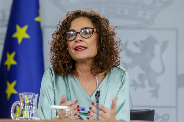 La ministra de Hacienda y Portavoz del Gobierno, María Jesús Montero.