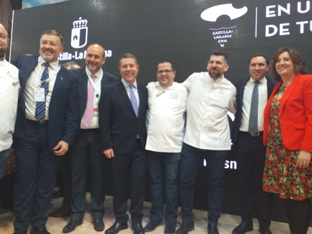 El presidente de la Junta de Castilla-La Mancha, Emiliano García Page, en FITUR