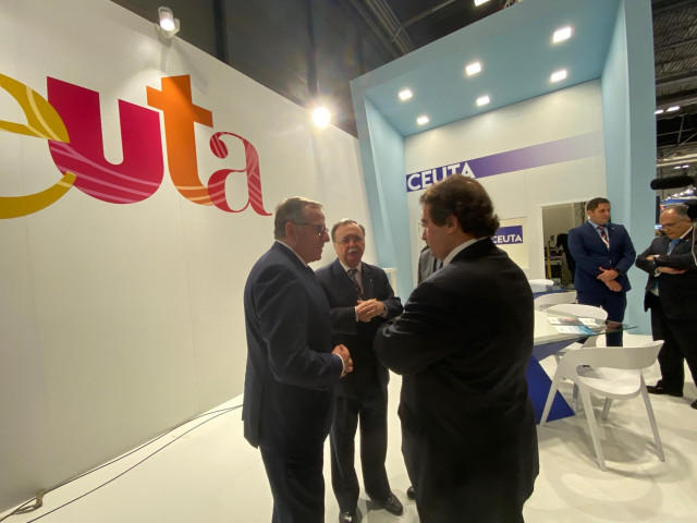 Encuentro de los presidentes de Ceuta y Melilla en Fitur