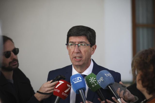 El vicepresidente de la Junta de Andalucía, Juan Marín
