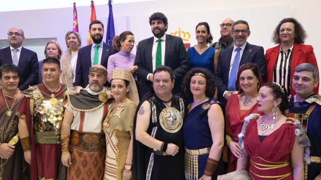 El presidente de la Comunidad, Fernando López Miras, participado en los actos conmemorativos del Día de la Región de Murcia en la Feria Internacional de Turismo de Madrid (Fitur 2020), donde se ha presentado 'Patrimonio de Cartagena Eterno'