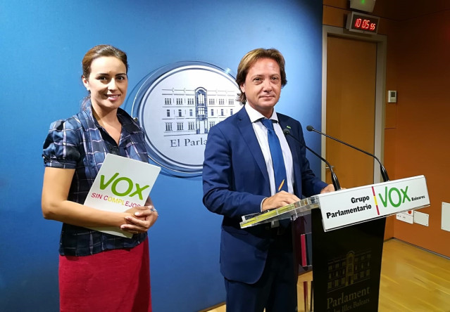 El diputado y portavoz de Vox en el Parlament, Jorge Campos.