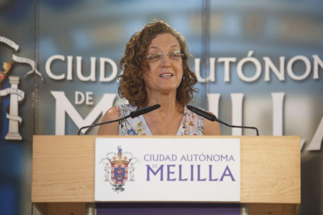 La secretaria general del PSOE de Melilla, Gloria Rojas