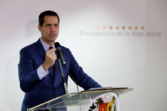 El autoproclamado presidente de Venezuela, Juan Guaidó