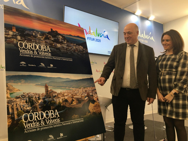 El presidente de la Diputación de Córdoba, Antonio Ruiz, en Fitur