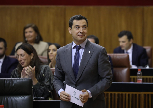 El presidente de la Junta de Andalucía, Juanma Moreno.