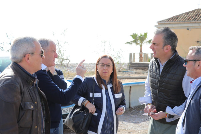 Ortega Smith en su visita a Borriana