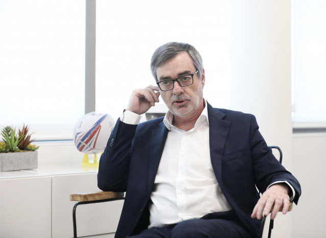 El secretario general de la Gestora de Ciudadanos, José Manuel Villegas, en la entrevista con Europa Press.