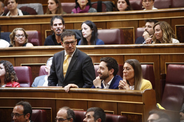 Jaume Alonso-Cuevillas (JxCat) interviene durante la sesión constitutiva de la Cámara baja.