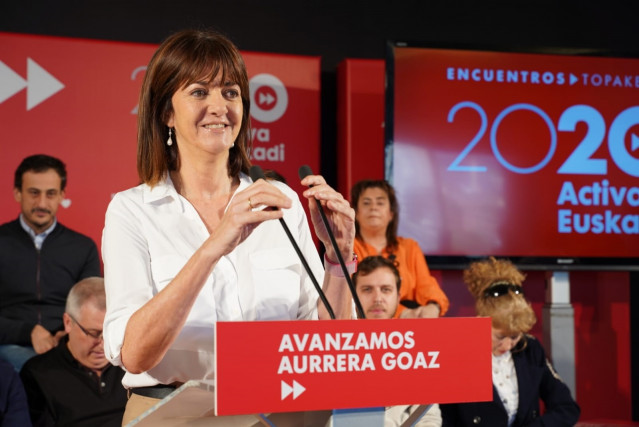 La secretaria general del PSE-EE, Idoia Mendia, clausura los Encuenros Euskadi Activa 2020
