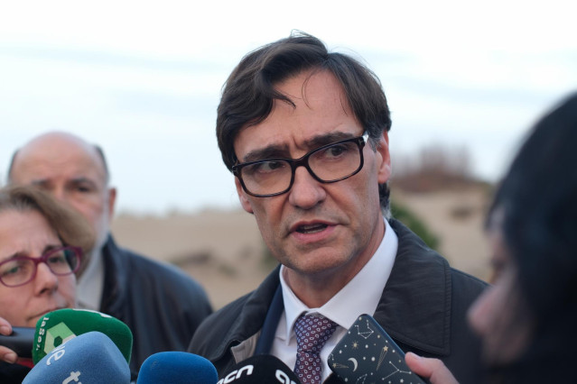 El ministro de Sanidad y secretario de Organización del PSC, Salvador Illa.