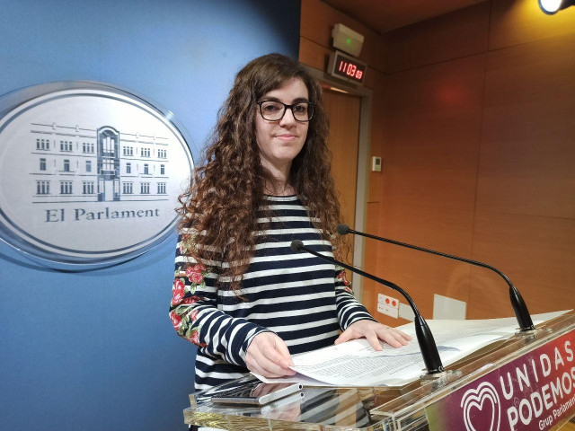 La portavoz adjunta de Unidas Podemos en el Parlament balear, Esperança Sans.