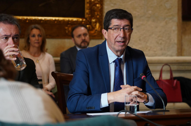 El vicepresidente y consejero de Turismo, Regeneración, Justicia y Administración Local, Juan Marín.