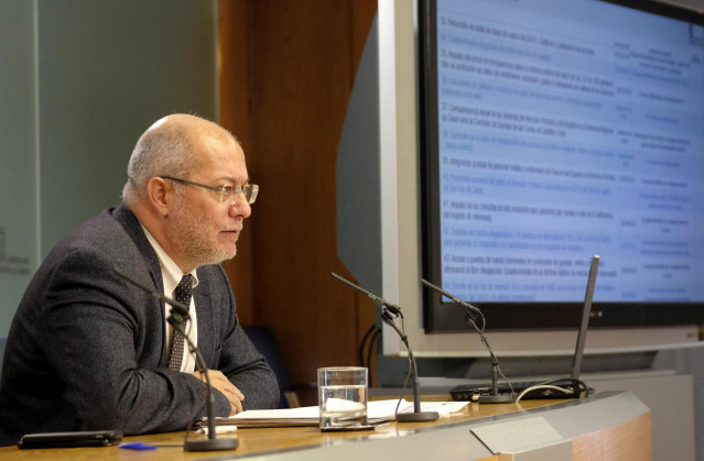 El vicepresidente de la Junta de Castilla y León, Francisco Igea.