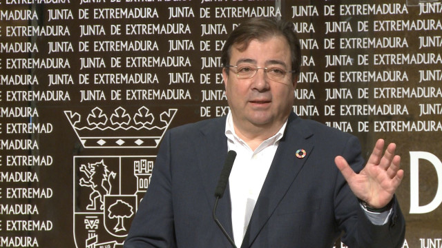El presidente de la Junta de Extremadura, Guillermo Fernández Vara
