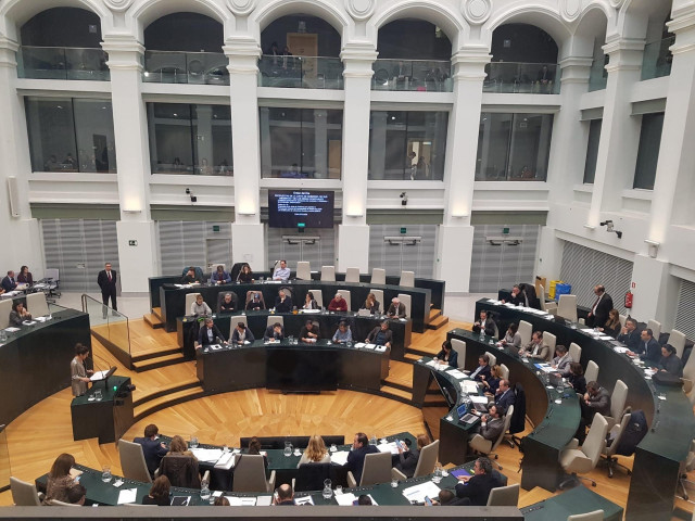 Pleno en el Ayuntamiento de Madrid