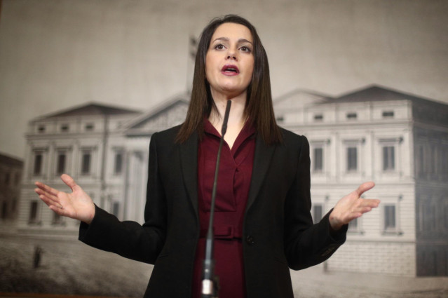 La portavoz Ciudadanos en el Congreso, Inés Arrimadas.