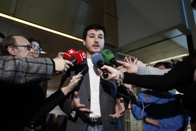 El portavoz de Más Madrid en la Asamblea, Pablo Gómez Perpinyà