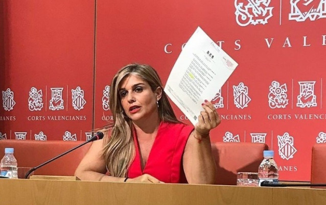 La secretaria general del Partido Popular de la Comunitat Valenciana (PPCV), Eva Ortiz, en una imagen de archivo