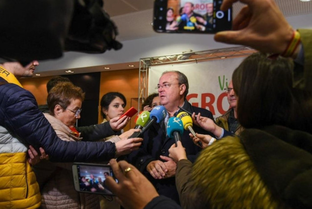 El presidente del PP de Extremadura, José Antonio Monago