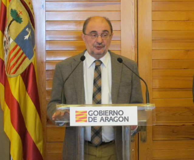 El presidente de Aragón, Javier Lambán.