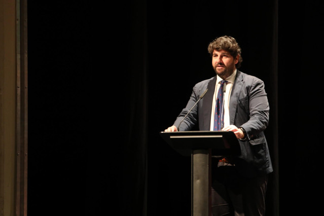 El presidente del Gobierno regional, Fernando López Miras