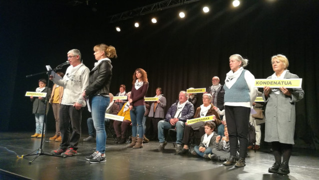Comparecencia de Etxerat en Hernani