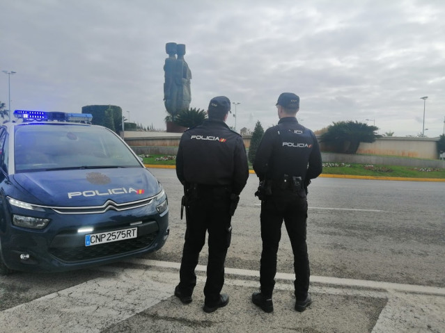 Agentes de la Policía Nacional.