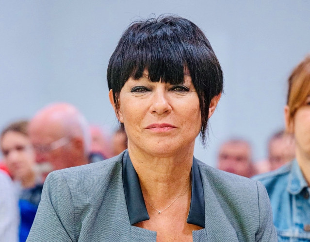 La candidata a lehendakari por EH Bildu, Maddalen Iriarte