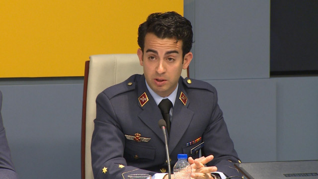 Roberto García Macías, capitán del Ejército del Aire y piloto de combate del F-18