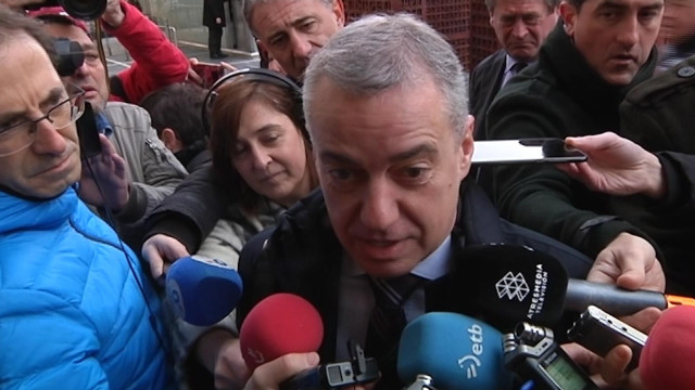 Iñigo Urkullu, lehendakari del Gobierno vasco.